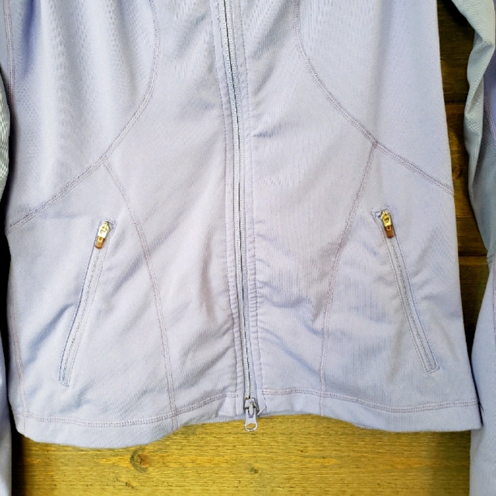 Zella Mesh Full Zip Jacket Small Purple - Picture 3 of 7